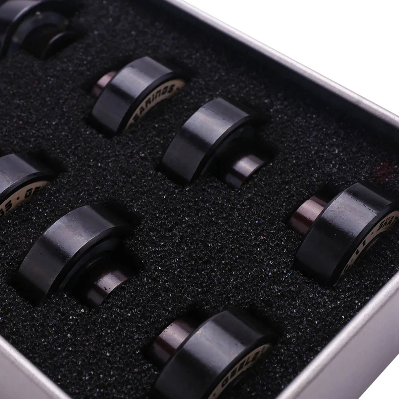 64X GEELE 스케이트 보드 부품 베어링 전문 더블 롤러 스케이트 롱 보드 베어링 ABEC-11 고속 스케이트 보드