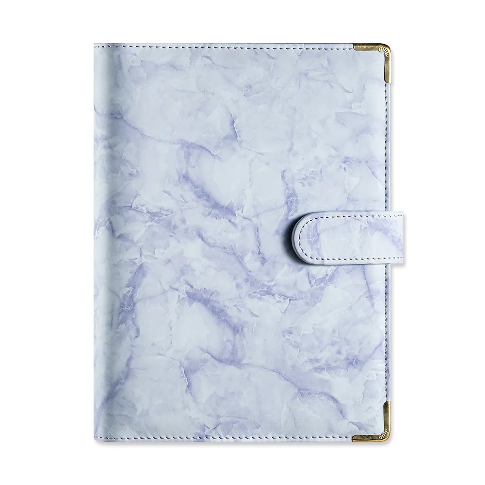 PU Marble Leather A6 Handbook Notepad Budget Loose-leaf Book A5 Loose-leaf Notebook