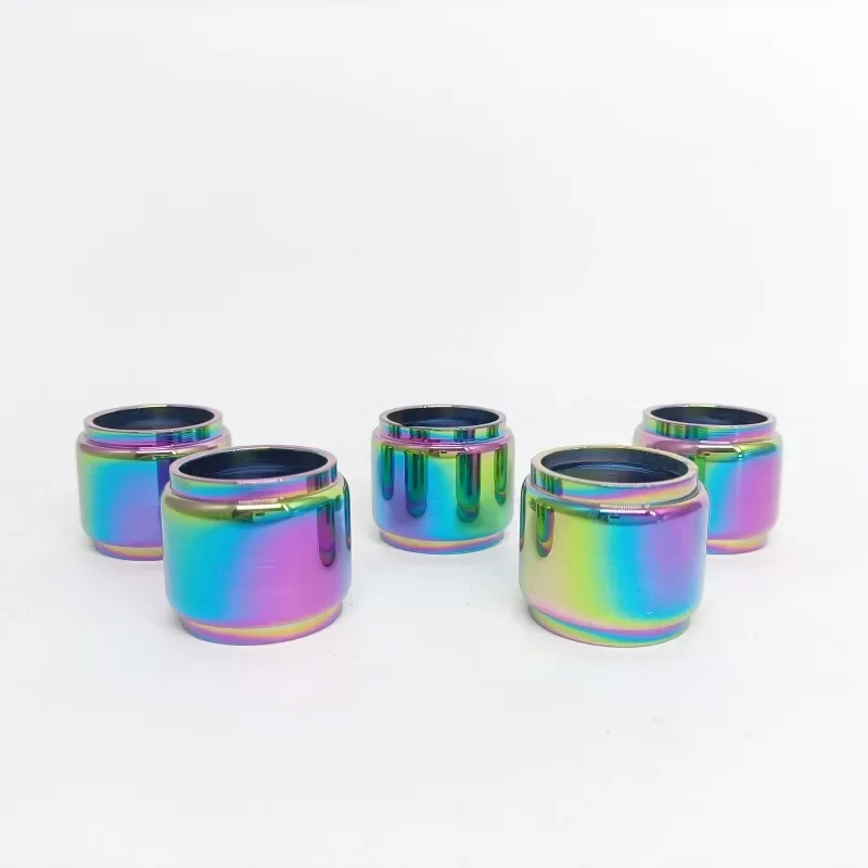 3 قطعة أنبوب زجاجي على شكل فقاعة قوس قزح لملحقات آلة Oumier Gragas RDTA 6ml #3