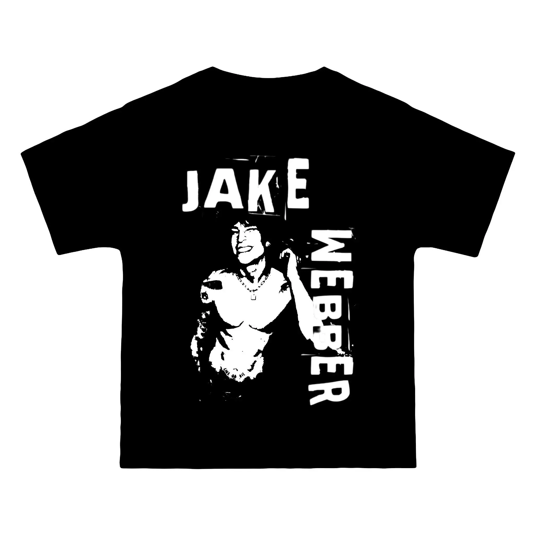 

jake webber johnnie guilbert tee logo black and white shortsleeve shirt