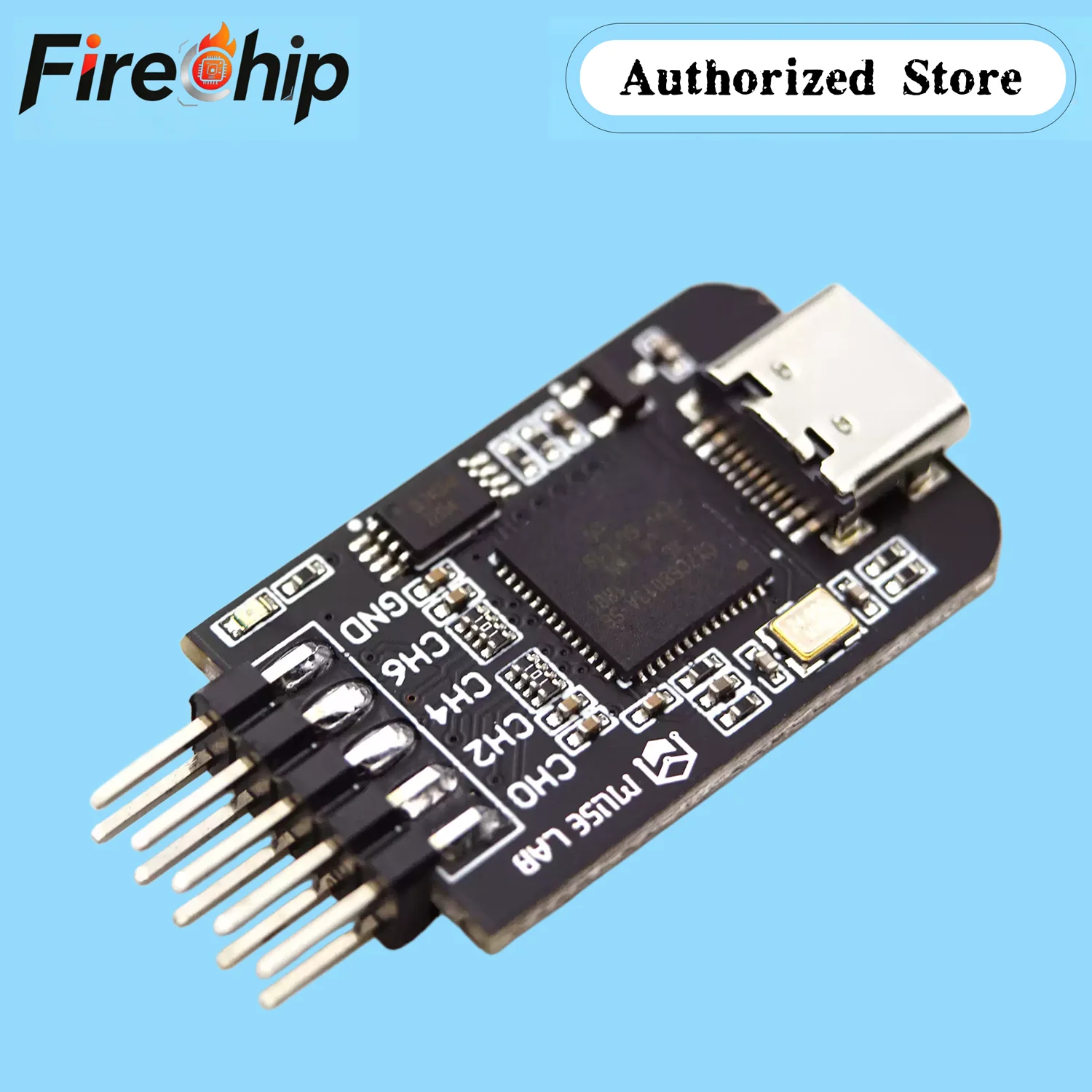 FireChip TYPE-C nanoDLA Logic Analyzer ARM FPGA Debug Tool 5V/3.3V Protocol Analysis 24MHz SampleRate 8 Channels Open Source