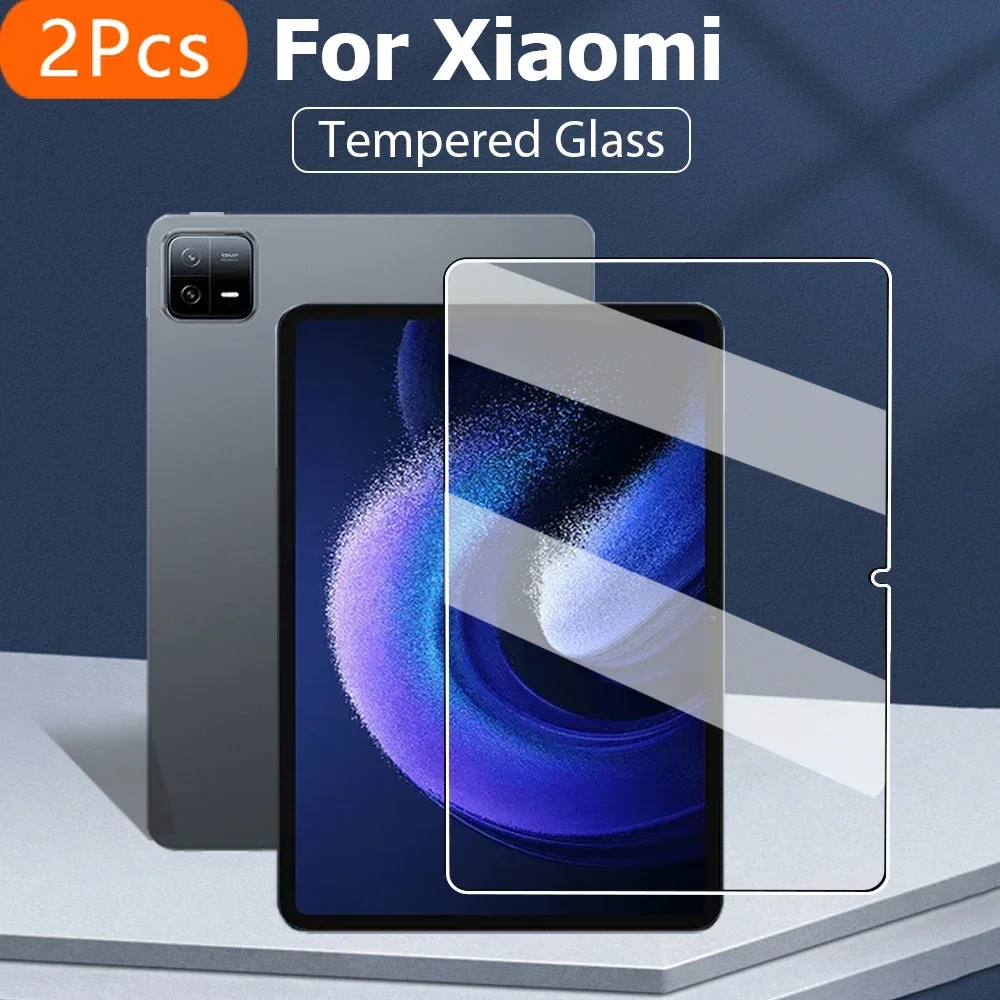 

2 шт. закаленное стекло для Xiaomi Pad 6 5 Pro Max 11 12,4 14-дюймовая защитная пленка для экрана Redmi Pad SE 11 10,6-дюймовая пленка для планшета Доступ к пленке