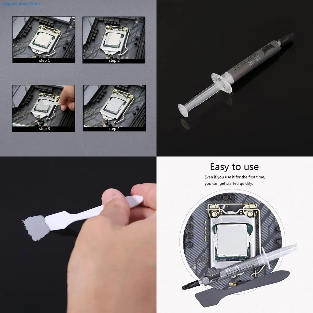 N2UB Thermal Paste Conductive Grease Heatsink For CPU GPU Chipset Notebook Cooling