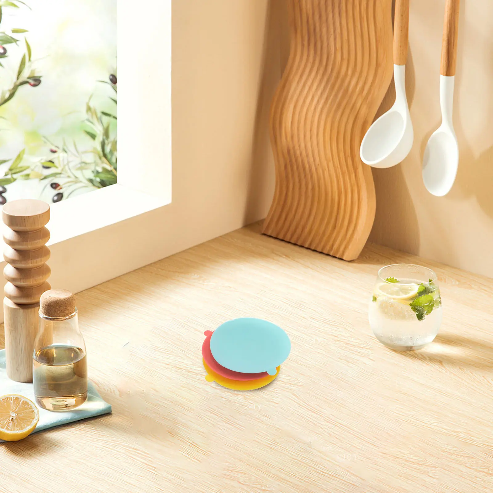 

3Pcs Baby Suction Bowl Set Training Bowl Placemat Double Suction Design Non-Slip Tpe Material Toddler Weaning Bowls for Home