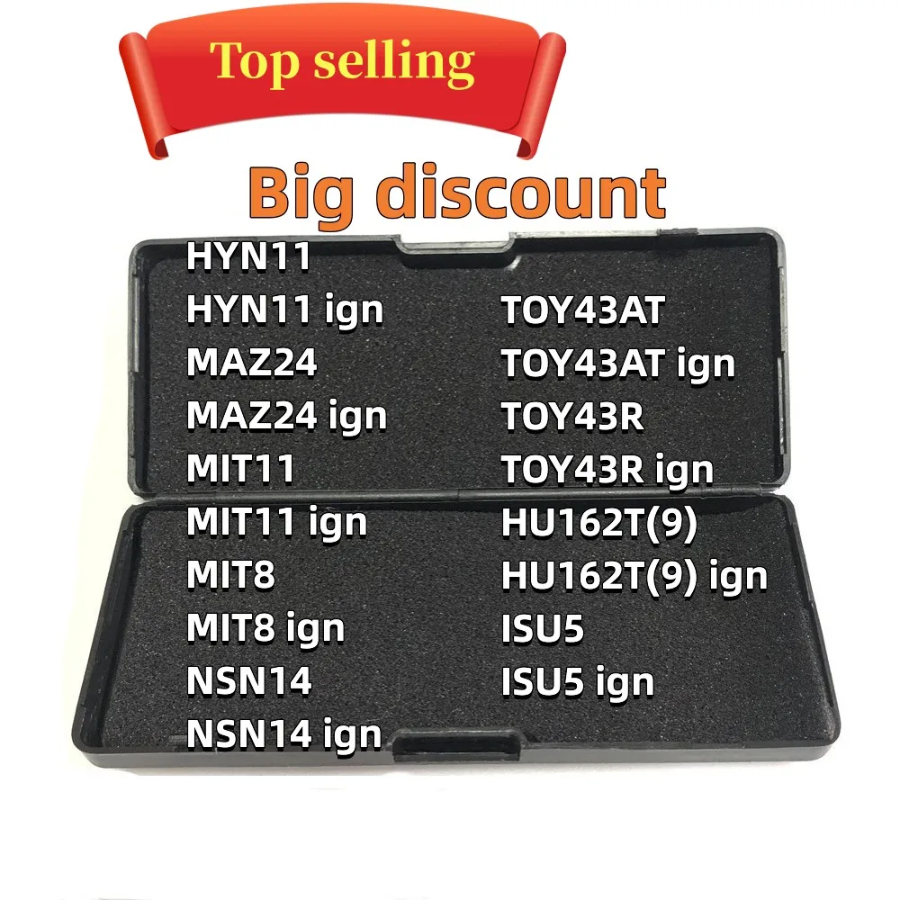 lishi 2 in 1 tool HY15 HY16 HY17 HYN11 HYN11ign HYN7R MAZ24 MAZ24ign MIT11 MIT11ign MIT8 MIT8ign for MAZDA2014 Top selling type