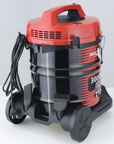 21L 2000W 헤비 듀티 실린더 드럼 유형 애쉬 강력한 진공 청소기 전기 거실 청소기 기계 건조 무료 예비 부품