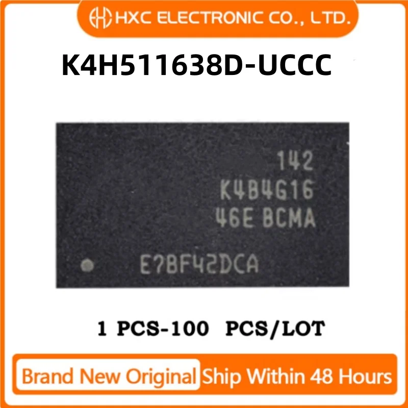 

Free Shipping 1PCS/10PCS/50PCS/100PCS K4H511638D-UCCC TSOP-66 K4H511638D Brand New Original CHIP