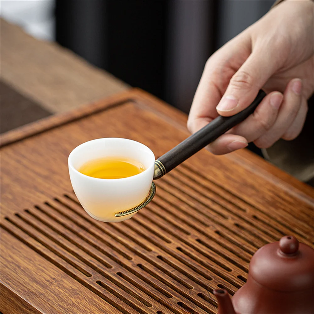 Black Sandalwood Solid Wood Tea Ceremony Six Gentlemen Suit Tea Making Tools Tea Clip Needle Spoon Tea Set Tea Art Accessories