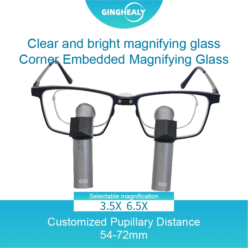 3.5X 6.5X ERGO TTL prism Surgery Medical Magnifying Glassadjustable An operating posture that doesn't require looking down