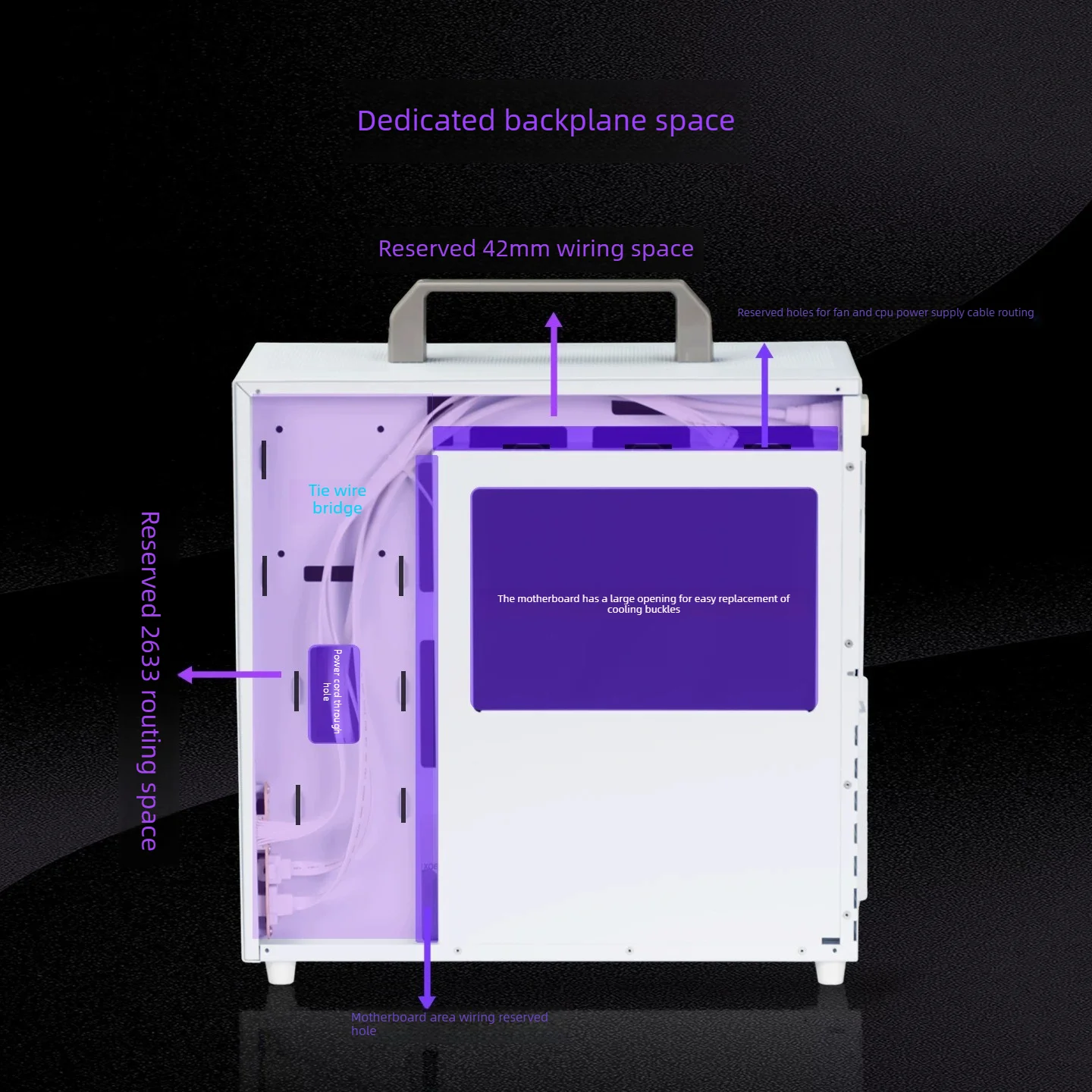 E100 PRO Portable Mini ITX PC Case 158mm Cube Aluminum with Handle Supports ATX MATX Motherboard