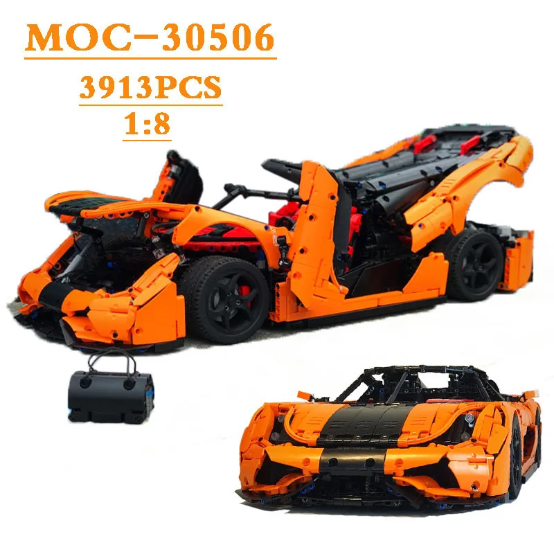 

MOC-30506 Supercar Brick with Electric Remote Control 3913PCS Brick Racing Brick Hardy Assembling Adult Game Toy Gifts