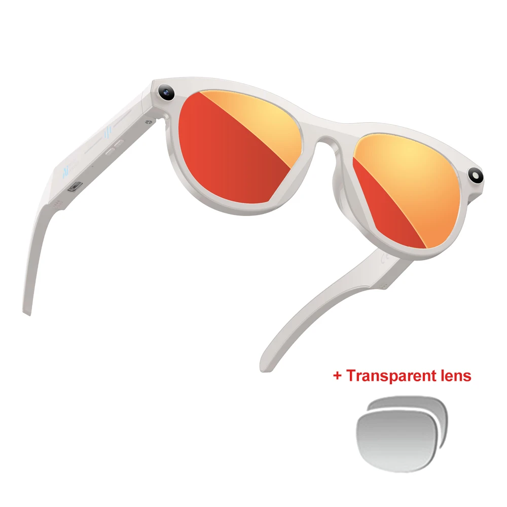 AI Smart Camera Glasses Video Record Bluetooth Calling Voice Assistant Music Player Translation Multifunctional Camera Glasses
