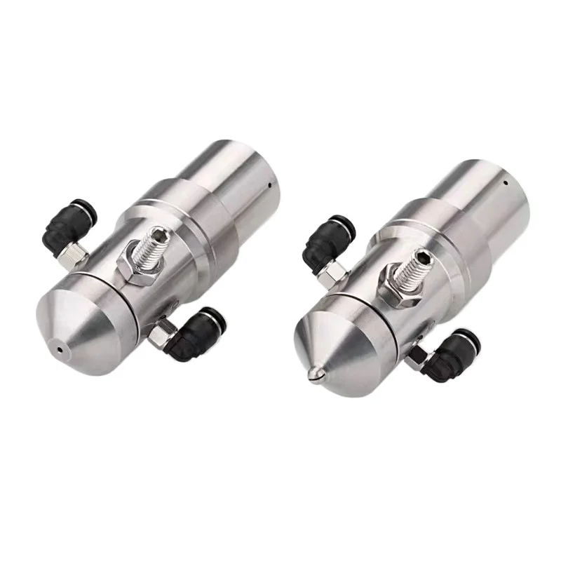 Anti-drip air atomization nozzle stainless steel corrugated cardboard factory humidification nozzle 2 fluid spray nozzle