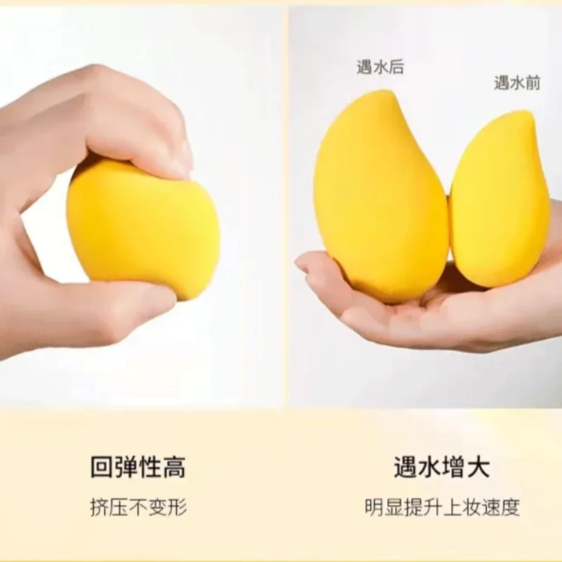 1Pc New Mango Shape Soft Makeup Sponge Face Beauty Cosmetic Powder Puff for Foundation Concealer Cream Make Up Blender Tools