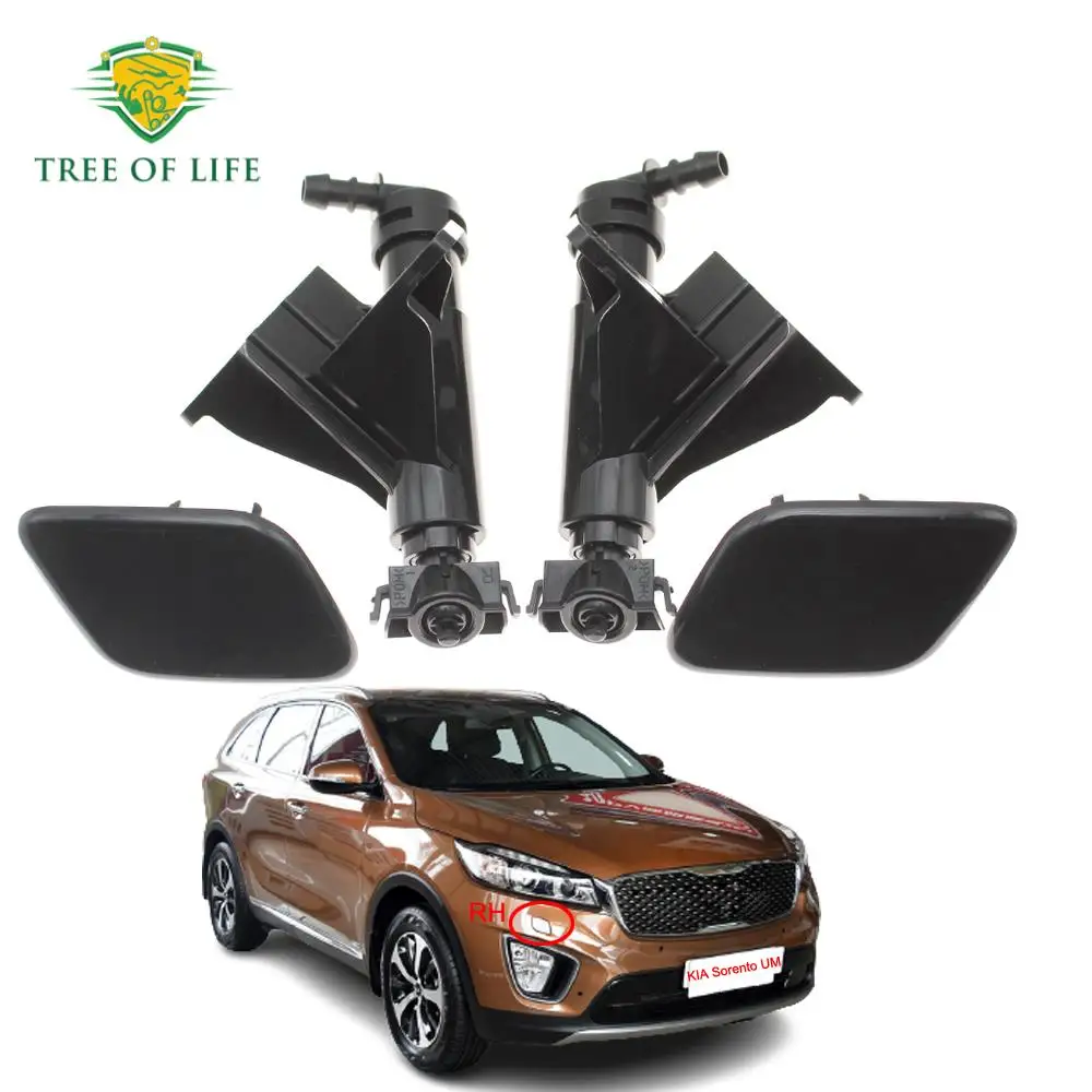 

Для KIA Sorento UM 2015 2016 2017 2018, новая правая и левая передняя фара, насадка для омывателя фар, распылитель для очистки фар с крышкой