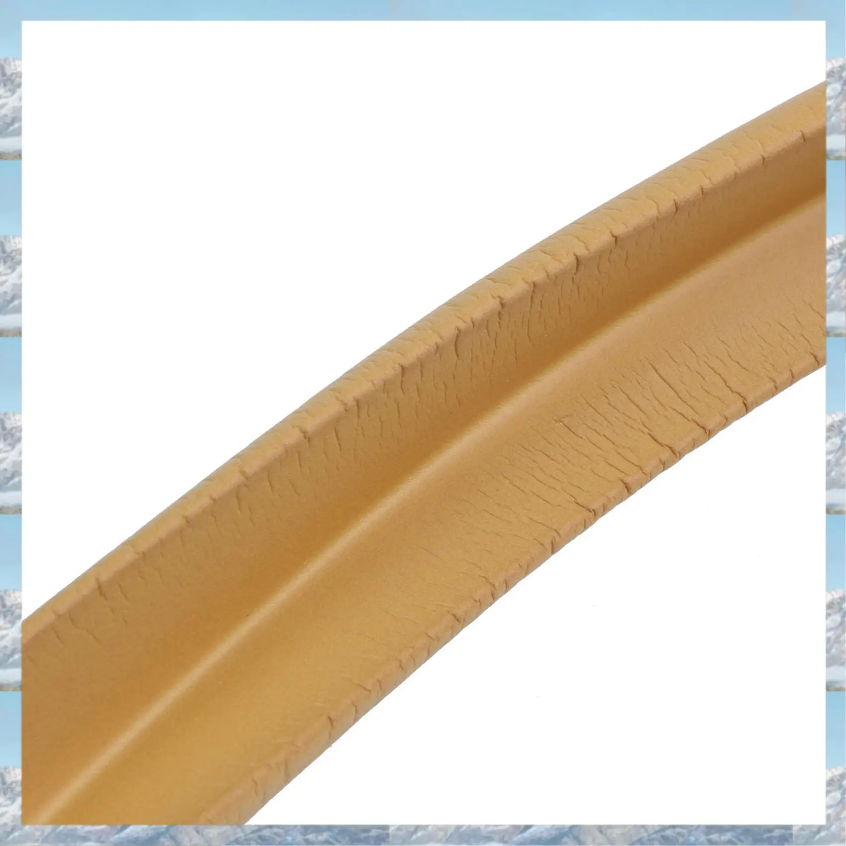 

L81A 2025-4Pcs Child Baby Safety Desk Table Edge Cover Guard & 1 Roll 2M Children Protection Table Guard Strip (Wood Color)