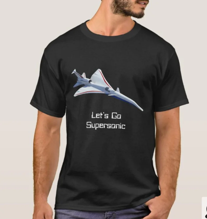 

X-59 Low Boom Supersonic Jet Aircraft T-Shirt. Summer Cotton Short Sleeve O-Neck Mens T Shirt New S-3XL