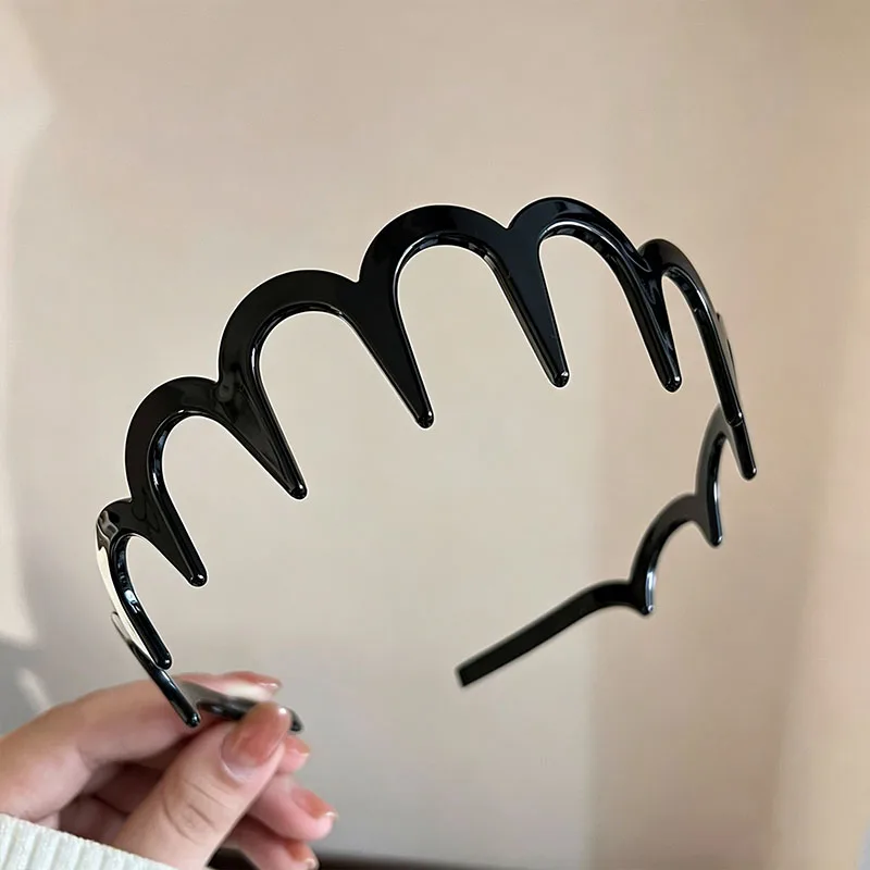 Eleganter, rutschfester Haarkamm, Haarband für Frauen und Mädchen, süßer Haarschmuck, einfaches Haarband, Haarreifen, modische Haar-Accessoires – Detail 8