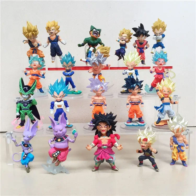 Bandai Genuine DRAGON BALL SUPER Champa Cell Son Goku Gods of Destruction Burdock Vegeta IV Son Gohan Vegetto Action Figure Toys