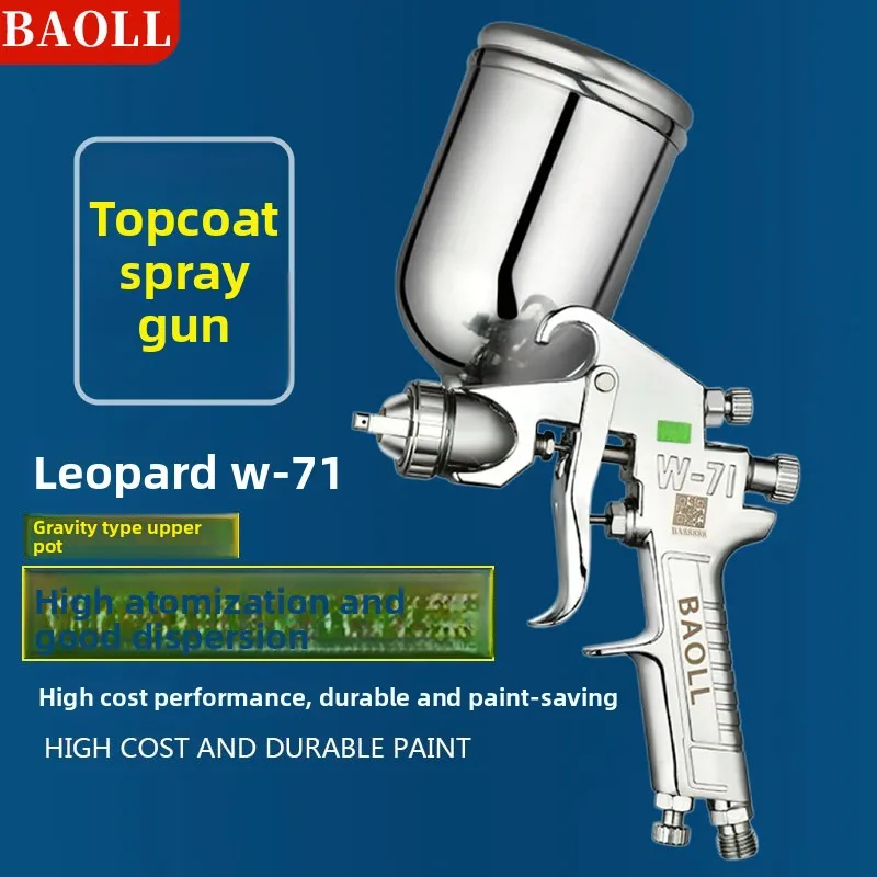 Pneumatic Spray Gun High Atomization W-71/77 Spray Gun W-101 Automotive Furniture Woodwork Upper and Lower Pot Paint Spray Gun