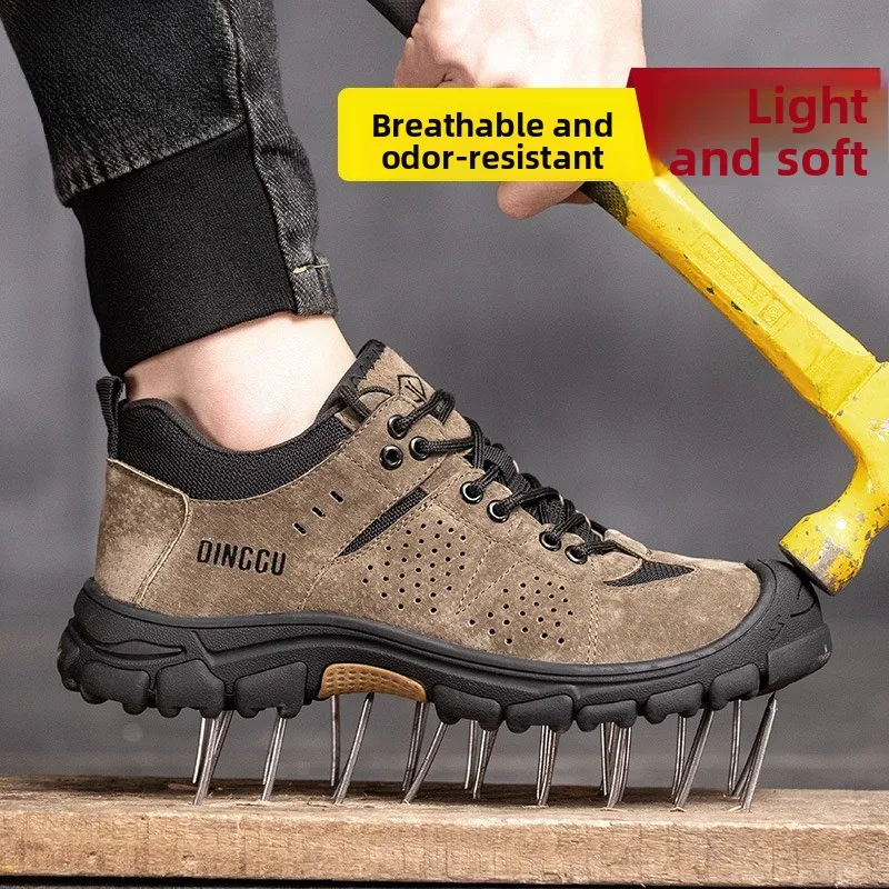 labor-insurance-shoes-men's-smash-proof-stab-proof-construction-site-wear-resistant-deodorant-safety-summer-deodorant