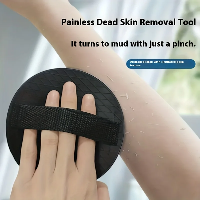 

5-Pack Black Exfoliating Bath Sponge Round Scrubber Tire-Shaped Exfoliating Tool for Bathing and Back Scrubbing