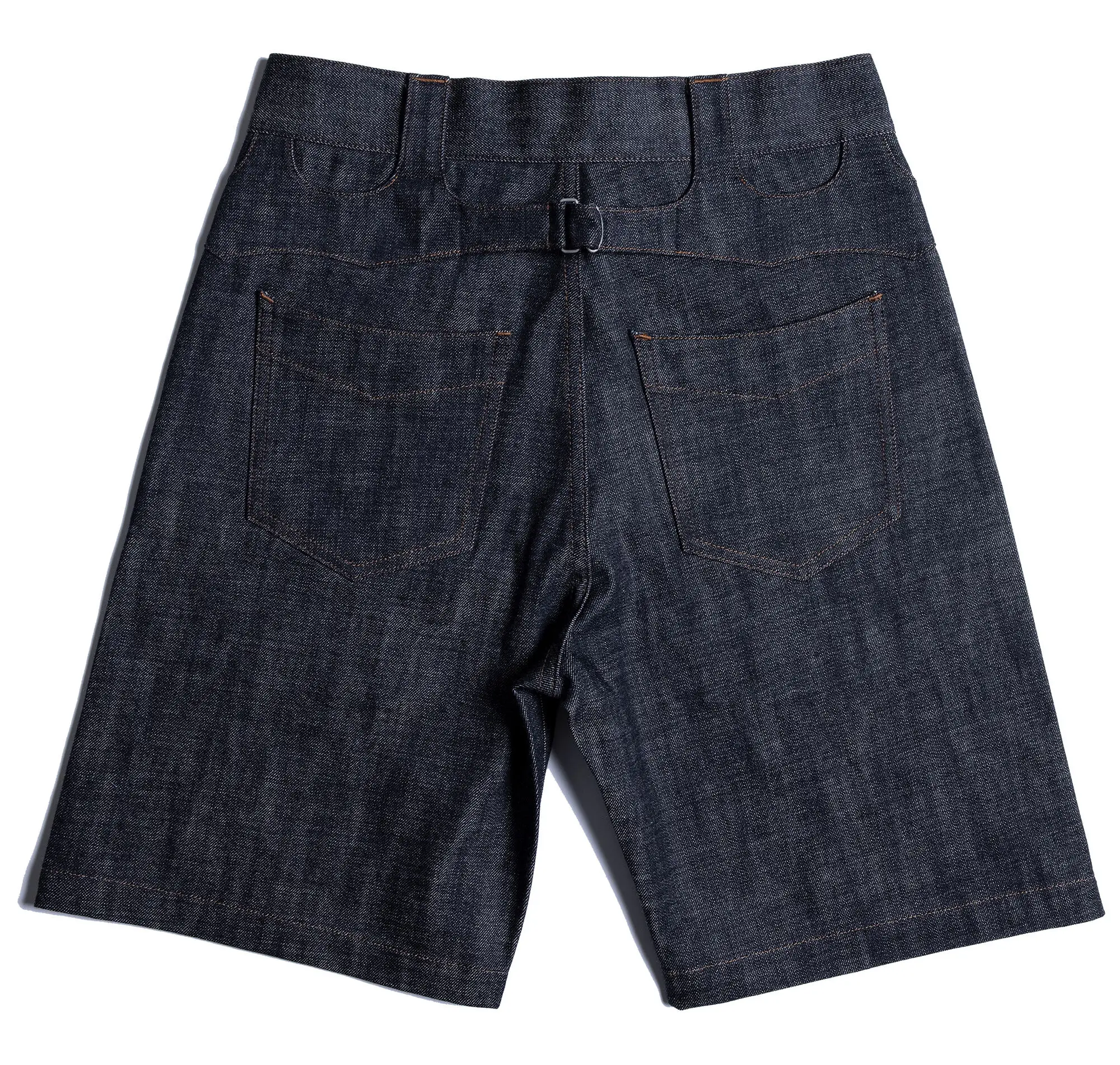 BRDK-0002B Redtornado Super Topkwaliteit Katoen Vintage Raw Indigo Selvage Gewassen Denim Bermuda Sanforized Jeans Shorts 14Oz