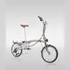 CRANSTON 16 インチレトロレディシティ折りたたみ自転車 9 スピードデュアル C ブレーキポータブル CRMO 三つ折りフレーム 349 ホイール大人用自転車 2