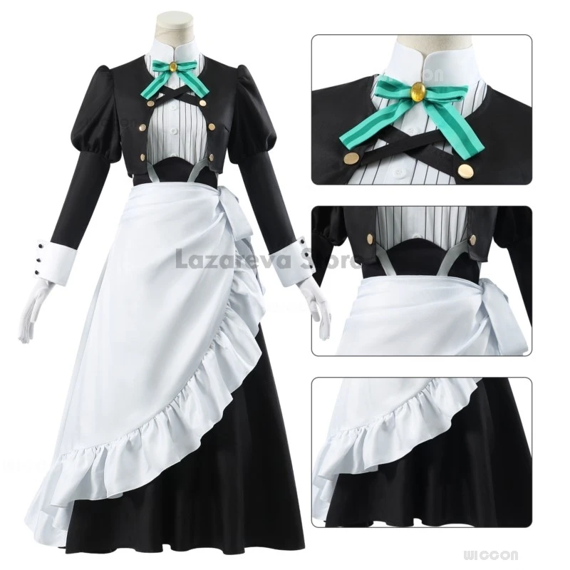 You are Ms. Servant Yuki Yuki Yokoya Xue Cosplay Costume Anime Wig Cosplay Halloween Party Cosplay Suit Maid Dress Women Clothes