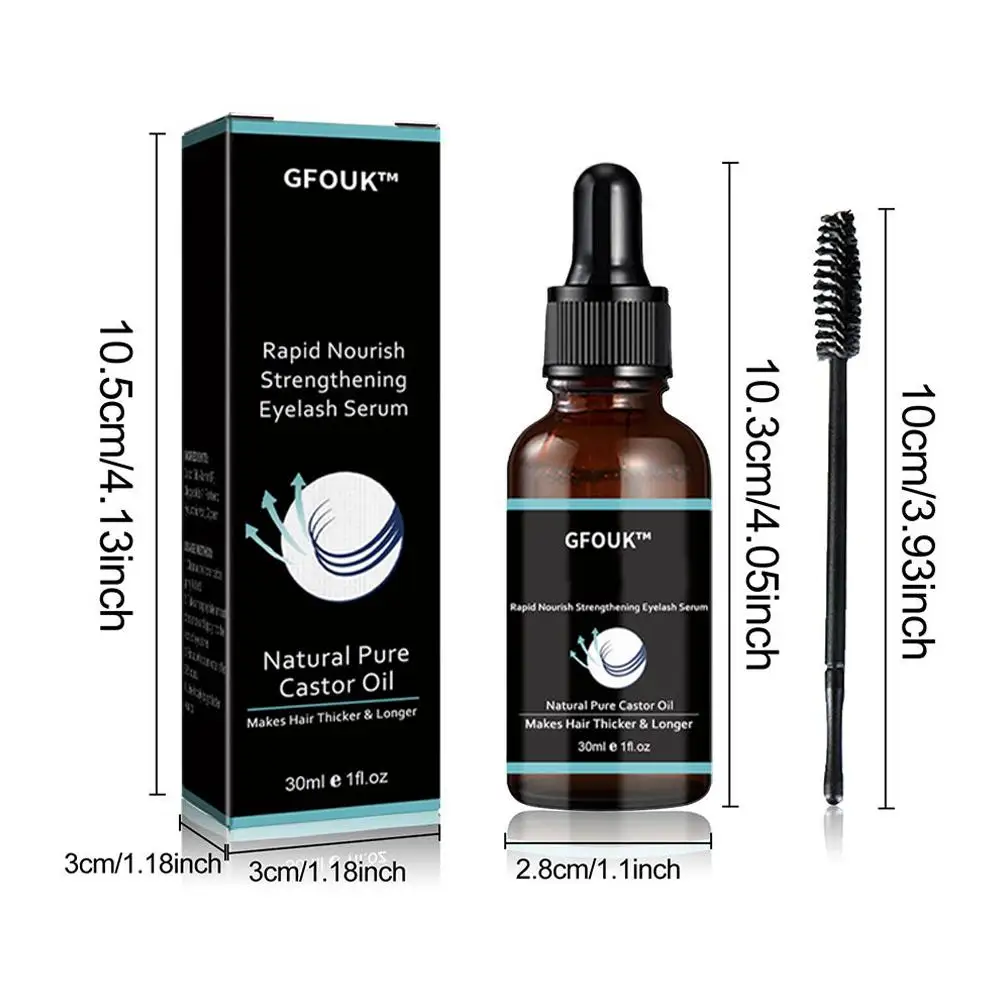 Wimpern wachstums serum schnelles Wachstum stärkendes Wimpern serum 30ml irritation freie Formel für längere vollere und dickere Wimpern