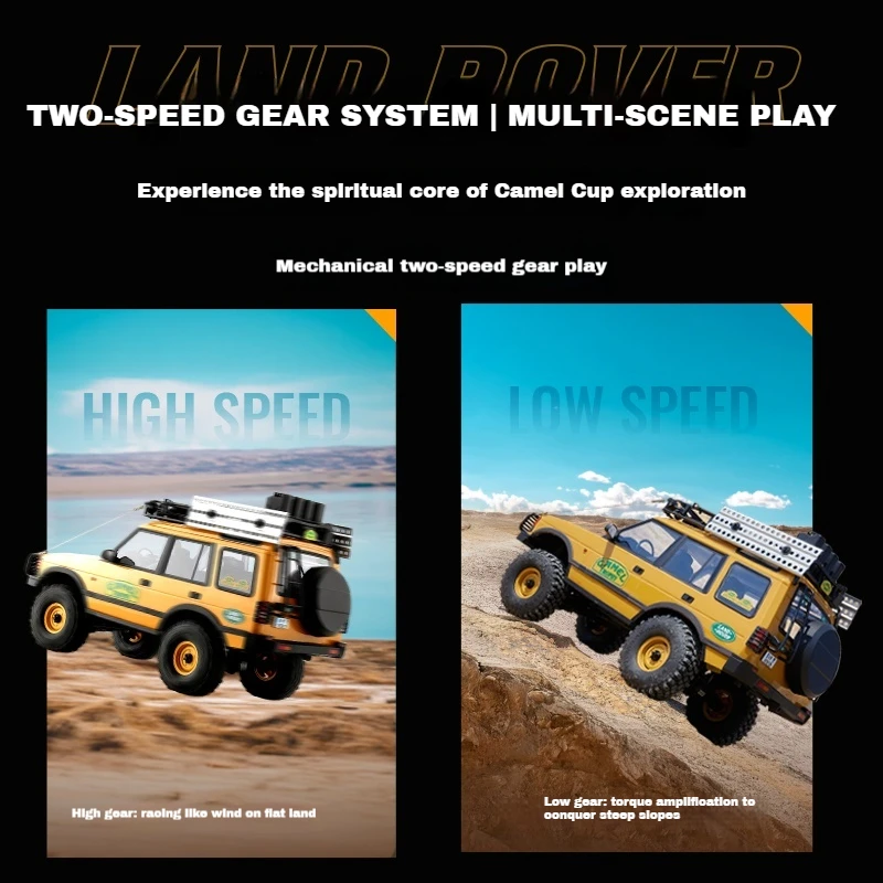 FMS FCX10 1/10 كأس الجمل لاند روفر محاكاة الكهربائية RC التحكم عن بعد سيارة تسلق سيارة على الطرق الوعرة مركبة لعبة مجسمة هدية
