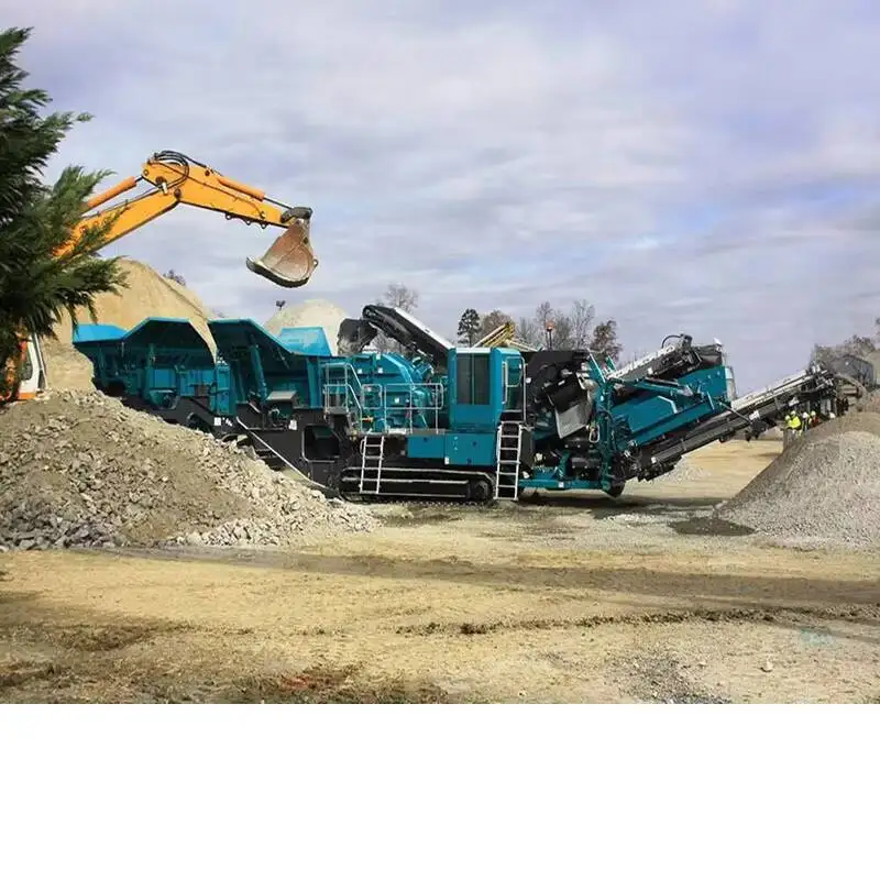 Mobile Stone Crusher Plant Crawler Mobile Crusher For Road Construction