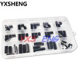 75PCS Integrated Circuit IC DIP Kit Box LM358P LM386 ULN2003 NE555P MC34063 TL494 ULN2803 LM324 TDA2030 LM339 TDA2822 In Stock