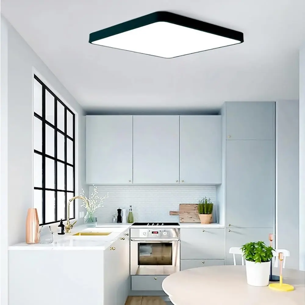 

LED Ceiling Lights Square DimmableLight 24W 36W Interior Home Decor Simple Ceiling Lighting Bathroom Bedroom Kitchen Living Room