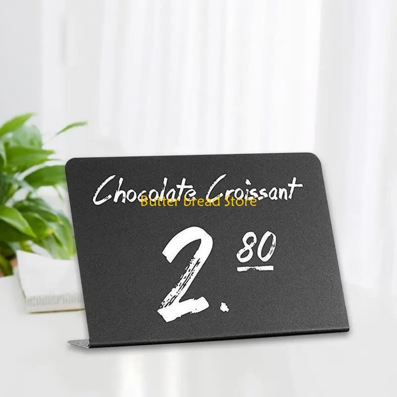 W89C 10kitミニブラックボードアクリルデスクサイン黒板結婚式ウェルカムテーブルトップサインDIY愛好家ホーム小売店パーティー