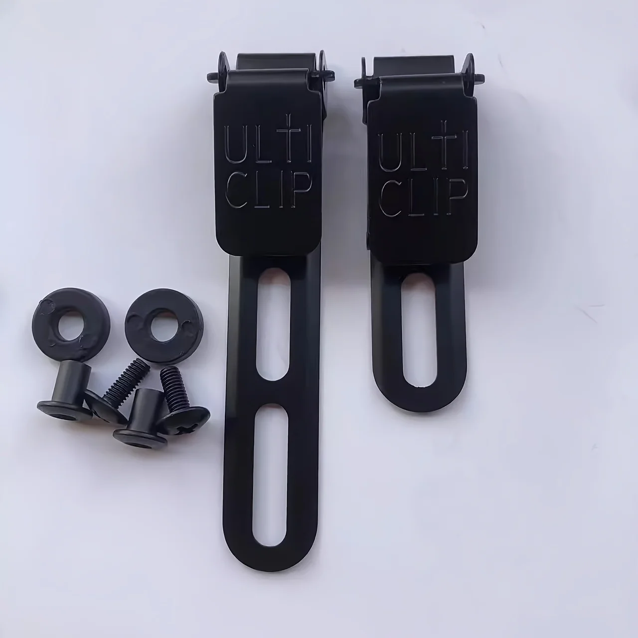UltiClip Stainless Steel Waist Clip Tactical Holster & Knife Sheath Back Clamp Lightweight K Sheath Clip with Screws Outdoor EDC