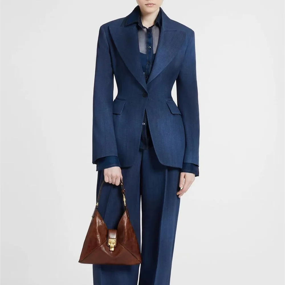 

2026 Winter Women's Suit Jacket, Satin, Washed Finish, Slim Fit, Women's Outerwear, Y2K New Fashion, Versatile Coat bra