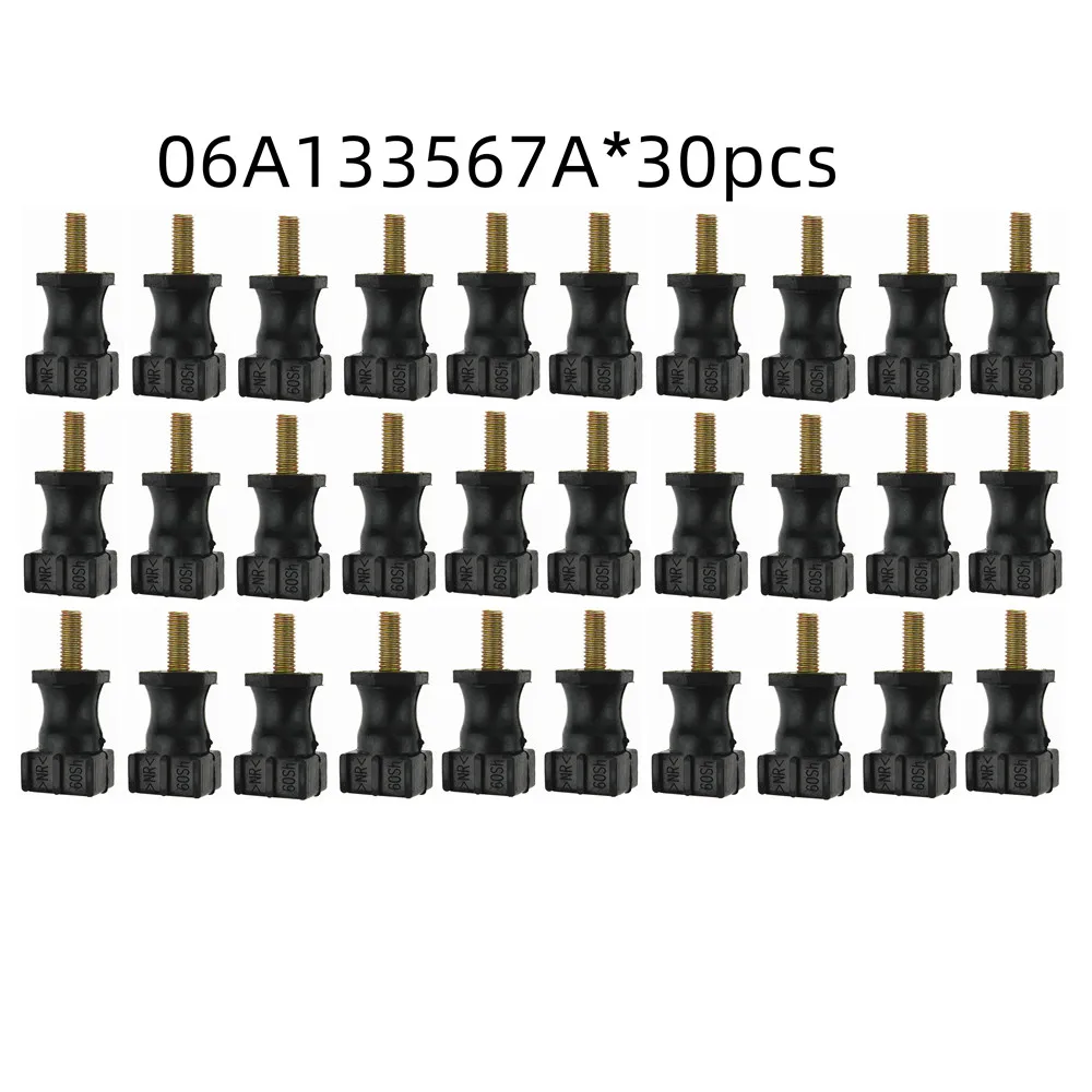 30pcs 06A133567A Secondary Air Pump Rubber Mount for Golf MK5 MK6 Passat B5 Touran for A3 A4 TT for Leon for Fabia 06A 133 567A