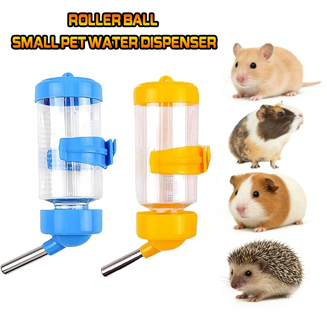 

Hanging Hamster Drinker Water Bottle leak-Proof Hanging Roller Ball-shaped WaterBottleSuitable For HamstersGuineaPigsHedgehogs