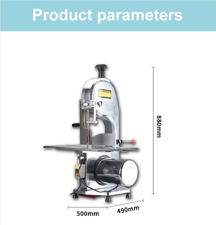 bone cutting butchers saw meat and butcher cutter cut electric commercial frozen slicer cold for meet machine