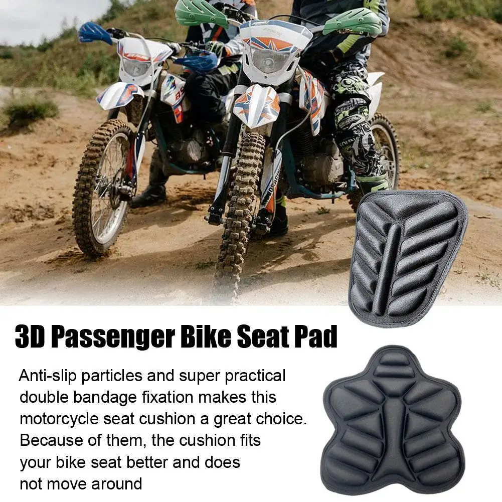 

Motorcycle Seat Cushion 3D Passenger Bike Seat Pad Water-Resistant & Shock Absorbent Air Cushion Seat Protection Seat