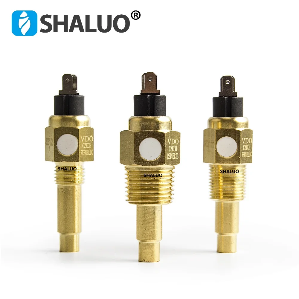 6-24V 98±3 ℃ Diesel Engine VDO Water Temperature Sensor Normal Open Switch Plug Match With Generator VDO Water Temperature Guage