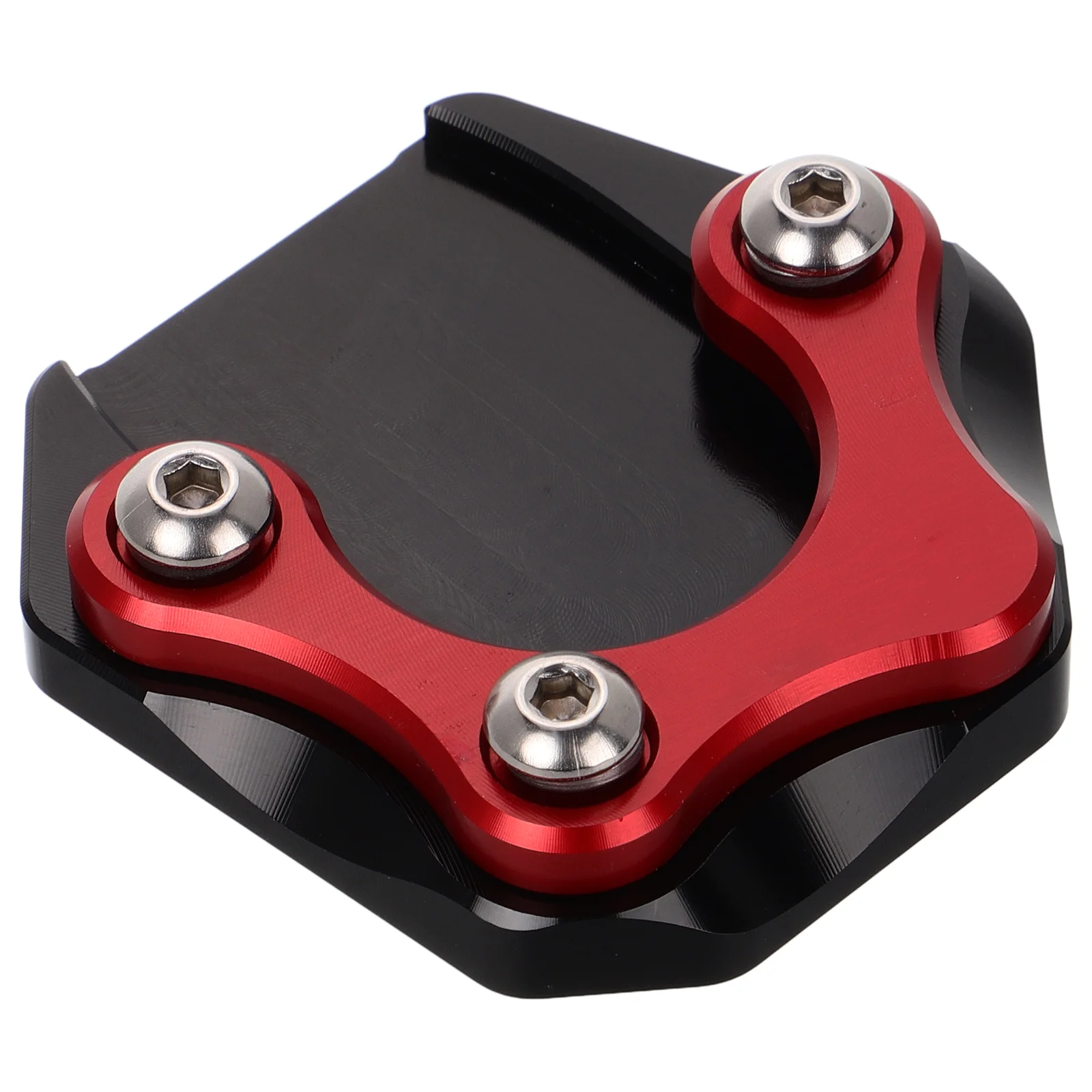 Motorcycle Extended Leg Brace Front Foot Pegs Stand Feet Side Plate Pad Extension Kickstand Aluminum Alloy Pads