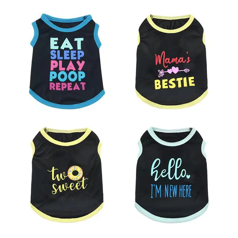 

Pet Dog Cat Clothing, Spring Summer Autumn Apparel for Small Medium Breed Puppy Kitten, Teddy Bichon Schnauzer Poodle Outfit