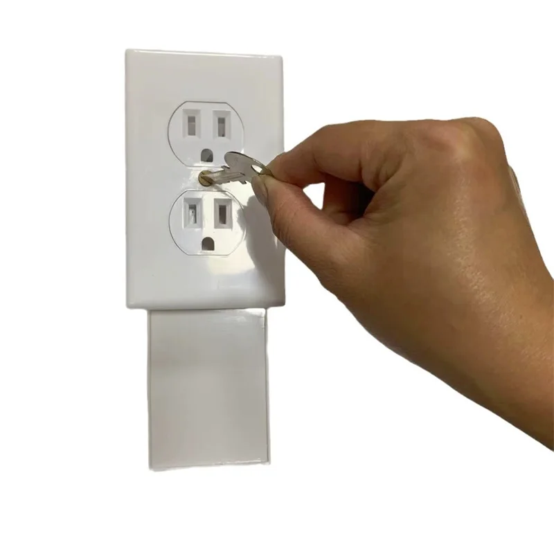 New Hidden Wall Socket Sight Secret Storage Box Hide Coin Cash Security Container Stash For Pills Jewellery Cash And Small Items