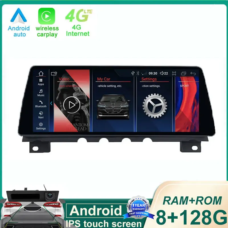 

For BMW F01 F02 2009-2015 Car Carplay Monitors Multimedia Stereo Speacker Radio Player 10.25 Inch Android 14 Touch ID8 Screen