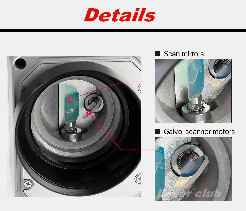 Free shipping RC1001 Scanning Galvo Head Set  Galvanometer Scanner 10.6um &1064nm & 355nm with Power Supply for Fiber Marking