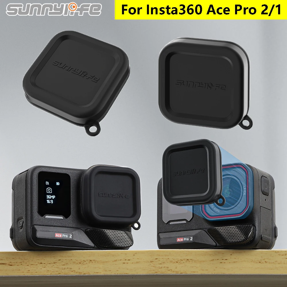 

Sunnylife Lens Cap for Insta360 Ace Pro 2 Camera Protector Silicone Lens Cover for Insta 360 Ace Pro Protection Case Shell