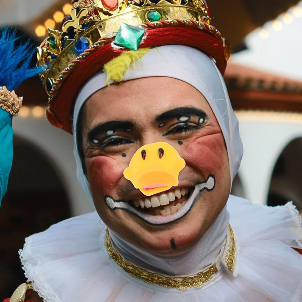 

6Pcs Realistic Duck Nose Prop Lifelike Simulation Party Favors for Kids Adults Fun Dress Up Supply Carnival Circus Costume