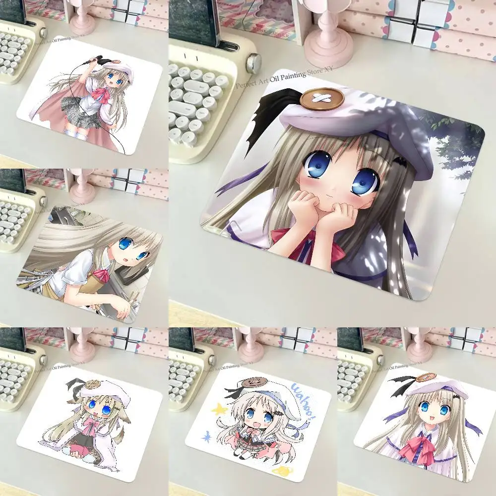 Game Kud Wafter Mousepad Small LockEdge Mouse Pad For Gamers Computer Desk Pad Rectangular Anti-slip Rubber